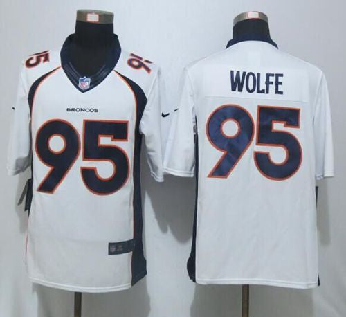 Derek Wolfe Denver Broncos white Limited jersey