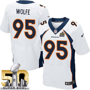Derek Wolfe Denver Broncos white Elite jersey
