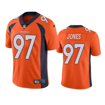 D.J. Jones Denver Broncos orange Vapor jersey