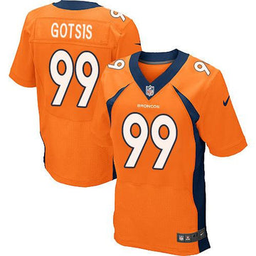 Adam Gotsis Denver Broncos orange Elite jersey