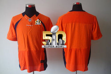 Custom Denver Broncos orange Elite jersey