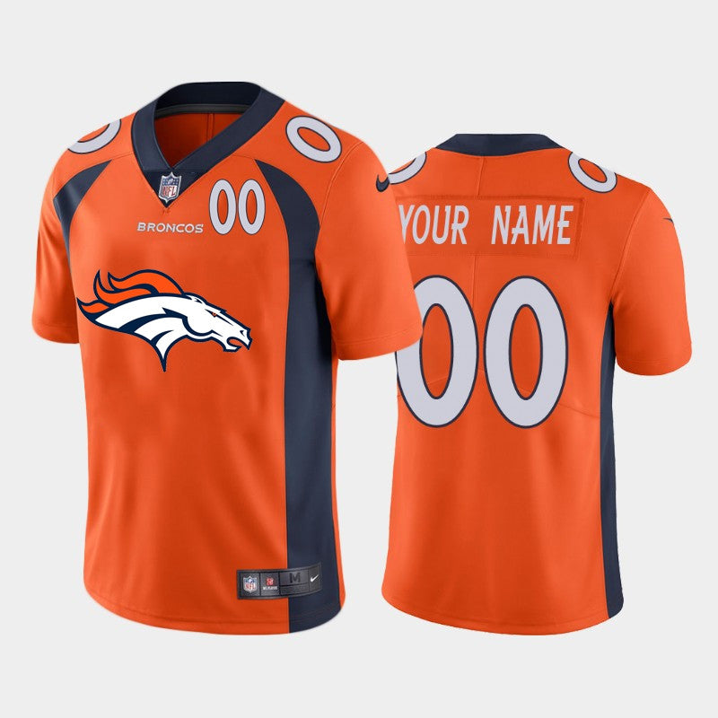 Custom Denver Broncos orange Untouchable jersey
