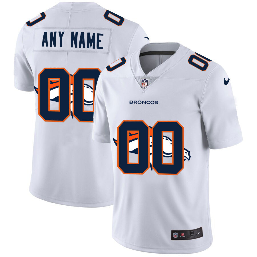 Custom Denver Broncos white Untouchable jersey