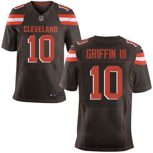 Robert Griffin III Cleveland Browns brown Elite jersey
