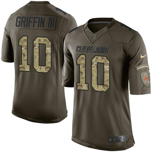 Robert Griffin III Cleveland Browns green Salute To Service jersey