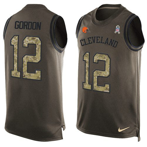 Josh Gordon Cleveland Browns green Salute To Service jersey