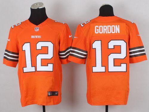 Josh Gordon Cleveland Browns orange Elite jersey