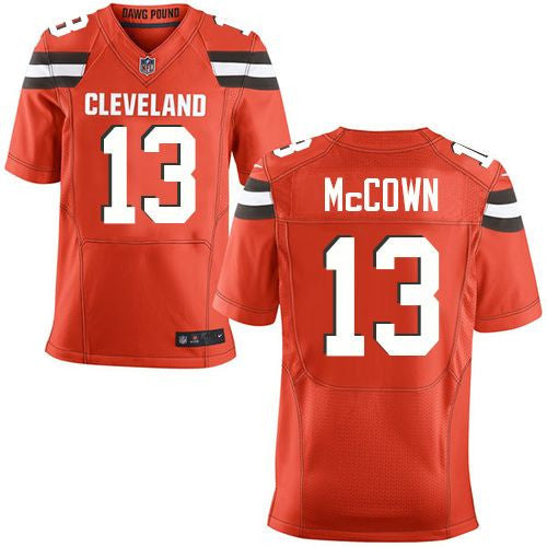 Josh McCown Cleveland Browns orange Elite jersey
