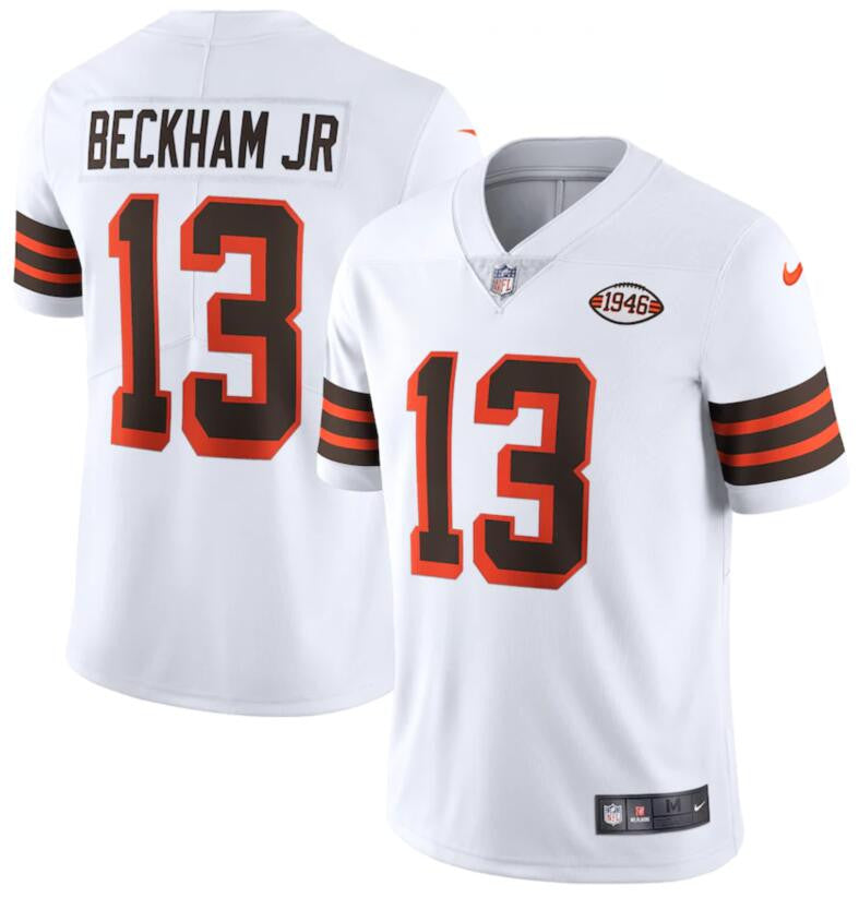 Odell Beckham Jr Cleveland Browns white Vapor jersey