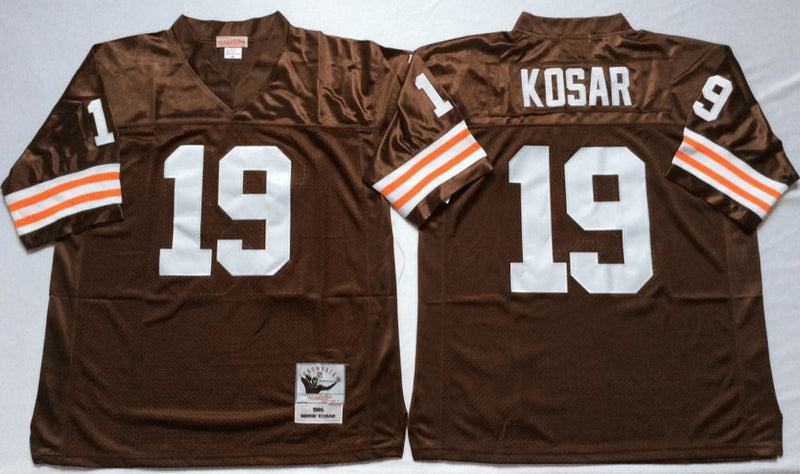 Bernie Kosar Cleveland Browns brown Throwback jersey