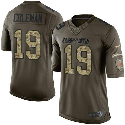 Corey Coleman Cleveland Browns green Salute To Service jersey