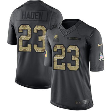 Joe Haden Cleveland Browns black Salute To Service jersey