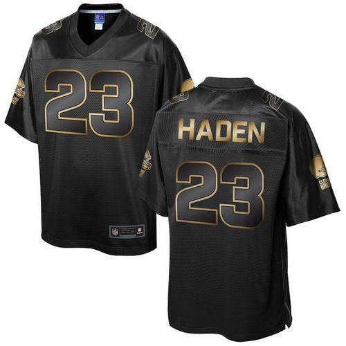 Joe Haden Cleveland Browns black Pro Line jersey