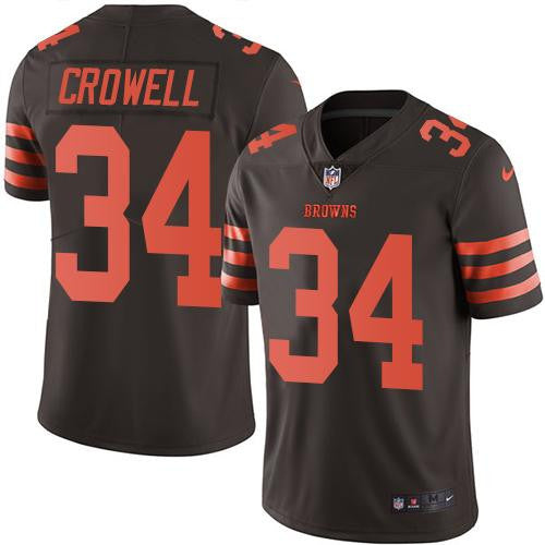Isaiah Crowell Cleveland Browns brown Limited jersey