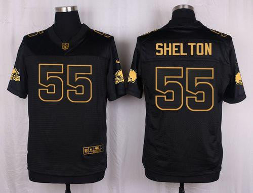 Danny Shelton Cleveland Browns black Pro Line jersey