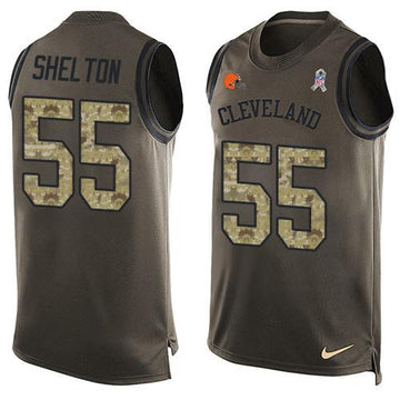 Danny Shelton Cleveland Browns green Salute To Service jersey