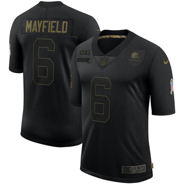 Baker Mayfield Cleveland Browns black Salute To Service jersey
