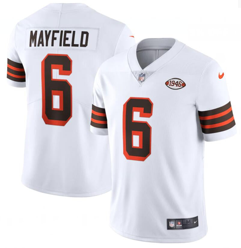 Baker Mayfield Cleveland Browns white Limited jersey