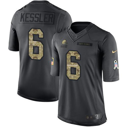 Cody Kessler Cleveland Browns black Salute To Service jersey