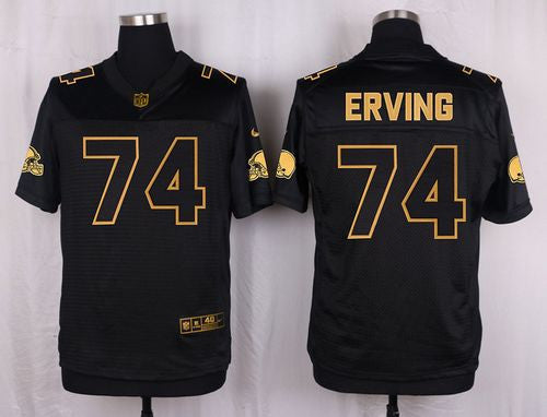 Cameron Erving Cleveland Browns black Pro Line jersey