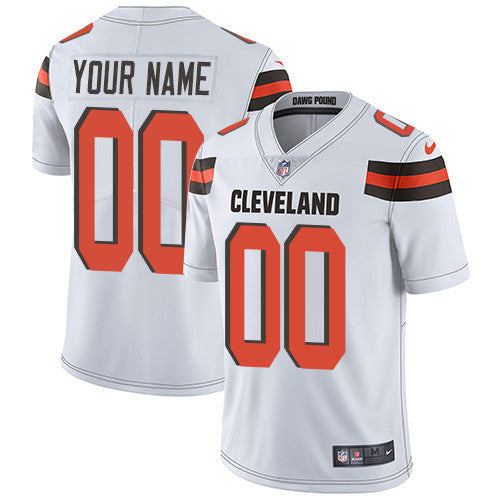 Cleveland Browns white Vapor jersey