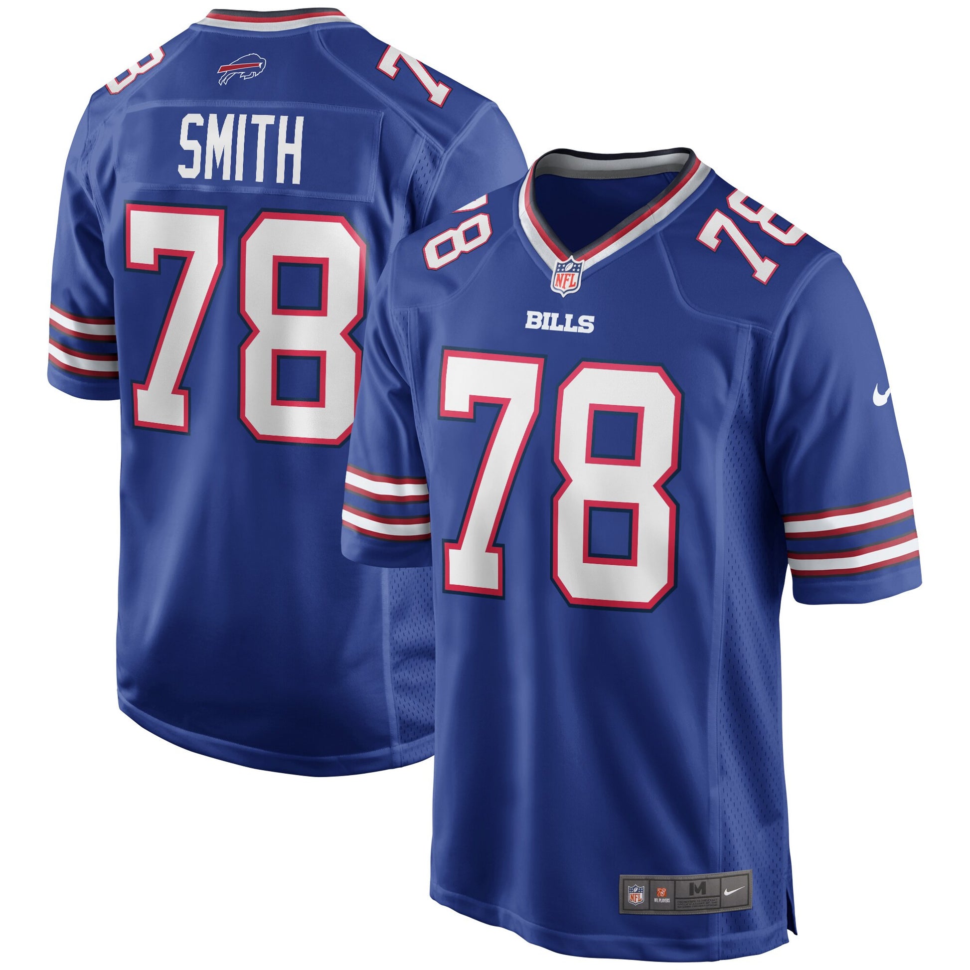 Bruce Smith Buffalo Bills royal Game jersey