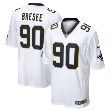Bryan Bresee New Orleans Saints white jersey
