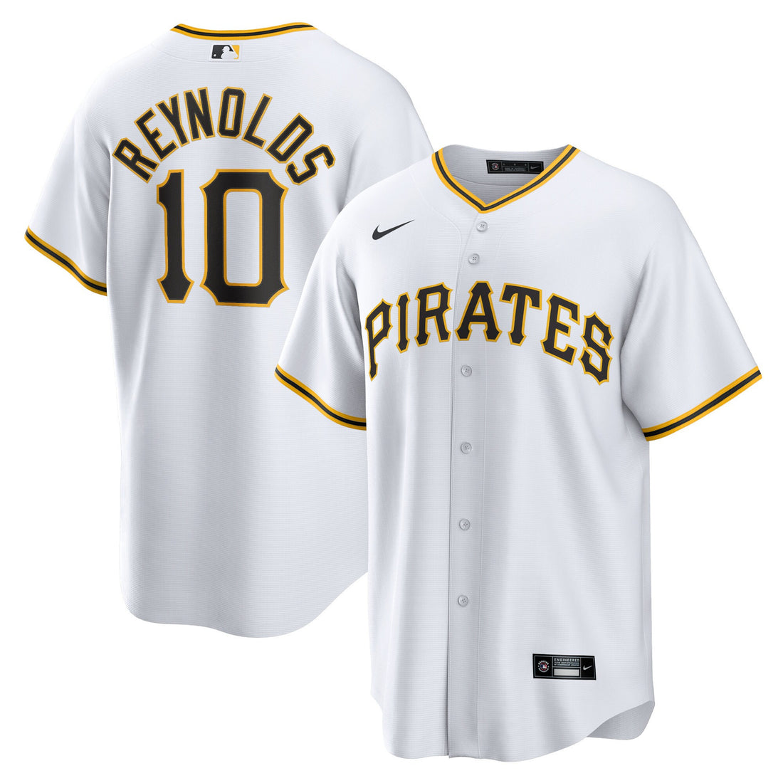 Bryan Reynolds Pittsburgh Pirates white jersey