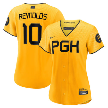 Bryan Reynolds Pittsburgh Pirates gold City Connect jersey