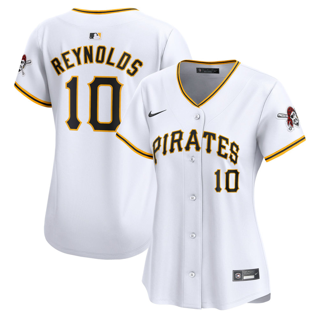 Bryan Reynolds Pittsburgh Pirates white Limited jersey