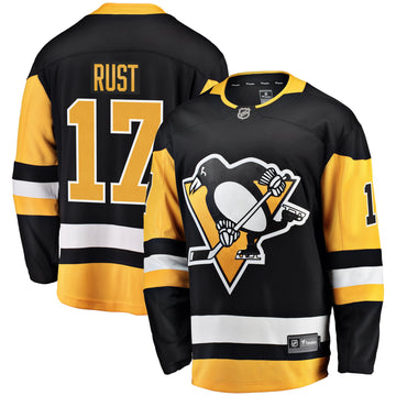 Bryan Rust Pittsburgh Penguins black Home jersey