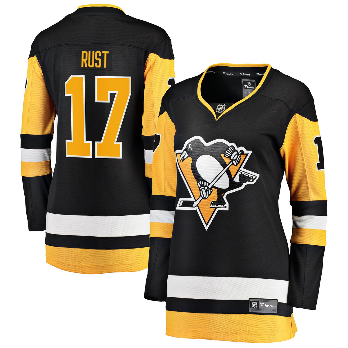 Bryan Rust Pittsburgh Penguins black jersey