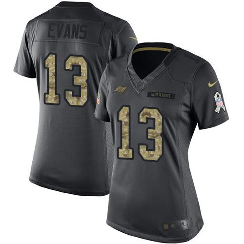 Mike Evans Tampa Bay Buccaneers black Salute To Service jersey