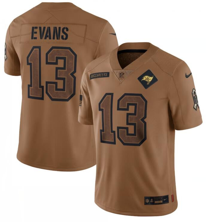 Mike Evans Tampa Bay Buccaneers brown Salute To Service jersey