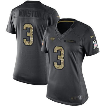 Jameis Winston Tampa Bay Buccaneers black Salute To Service jersey
