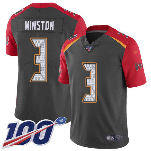 Jameis Winston Tampa Bay Buccaneers gray Inverted Legend jersey
