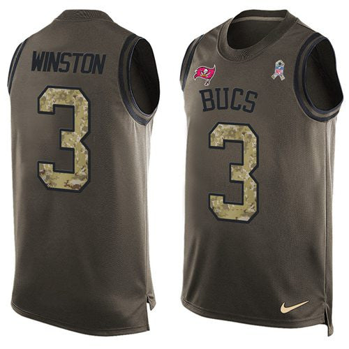 Jameis Winston Tampa Bay Buccaneers green Salute To Service jersey