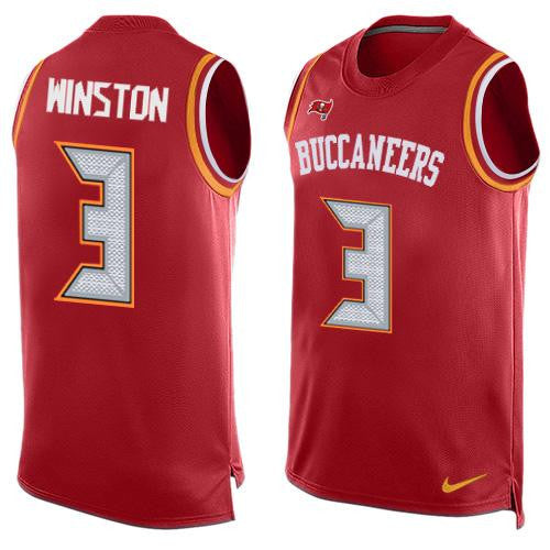 Jameis Winston Tampa Bay Buccaneers red Limited jersey