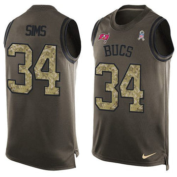 Charles Sims Tampa Bay Buccaneers green Salute To Service jersey