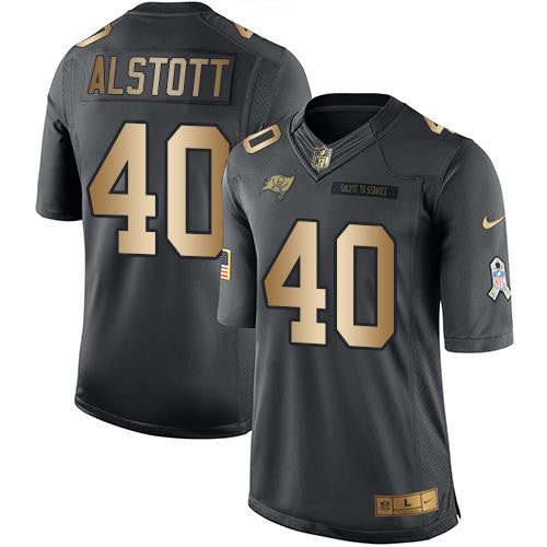 Mike Alstott Tampa Bay Buccaneers black Salute To Service jersey