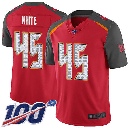 Devin White Tampa Bay Buccaneers red Vapor jersey