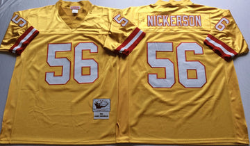 Hardy Nickerson Tampa Bay Buccaneers yellow Throwback jersey