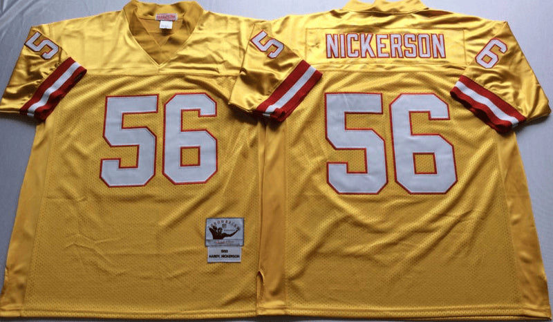 Hardy Nickerson Tampa Bay Buccaneers yellow Throwback jersey
