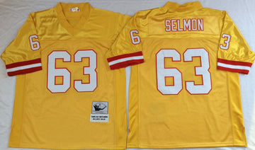 Lee Roy Selmon Tampa Bay Buccaneers yellow Throwback jersey