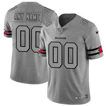 Custom Tampa Bay Buccaneers gray Vapor jersey