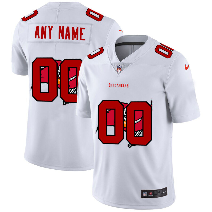 Custom Tampa Bay Buccaneers white Untouchable jersey