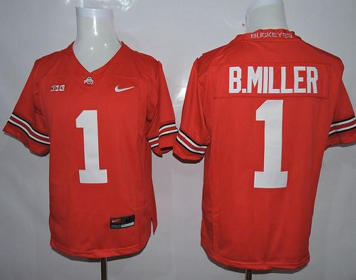 Braxton Miller Ohio State Buckeyes red Limited jersey