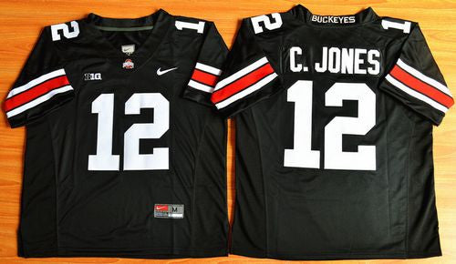 Cardale Jones Ohio State Buckeyes black Limited jersey