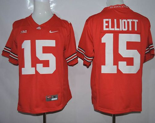 Ezekiel Elliott Ohio State Buckeyes red Limited jersey