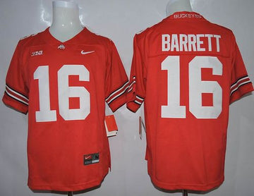 J. T Ohio State Buckeyes red Limited jersey